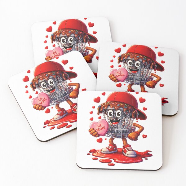 Item preview, Cute Disc Golf Valentine Character Holding Be Mine Heart Funny Disc Golf Love Design designed and sold by JoyBoyStudio1.