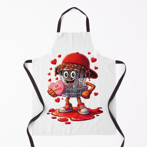 Item preview, Cute Disc Golf Valentine Character Holding Be Mine Heart Funny Disc Golf Love Design designed and sold by JoyBoyStudio1.
