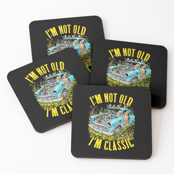 Item preview, I'm Not Old I'm Classic Funny Vintage Abandoned Car Animals designed and sold by GrandeDuc.