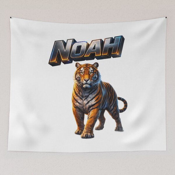 Item preview, Noah Year of the Tiger Eastern Zodiac Tiger Power Strength Design designed and sold by AlexLineArt.