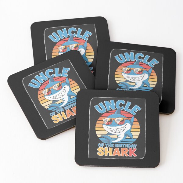 Item preview, Uncle of the Shark Birthday Matching Family  designed and sold by AquaKiev.