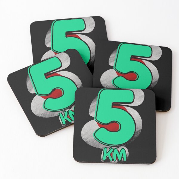 Item preview, 5KM Running Achievement - Japan - Emerald Green designed and sold by NineSevenFour.