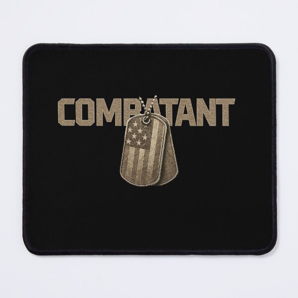 Item preview, COMBATANT Military Dog Tags Design designed and sold by Callsign 84.