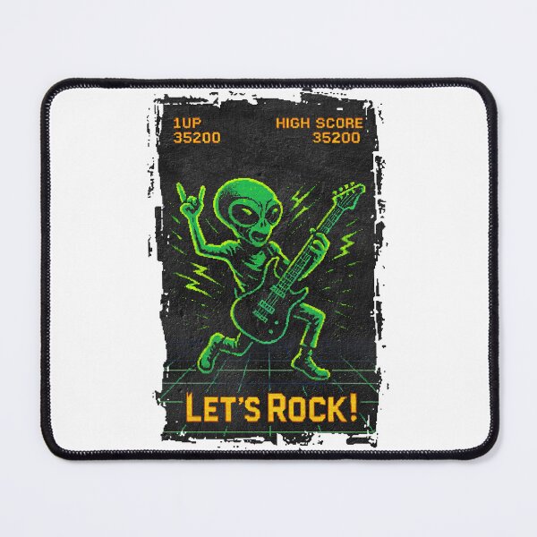 Item preview, Let’s Rock! High Score Alien designed and sold by EteeArt.
