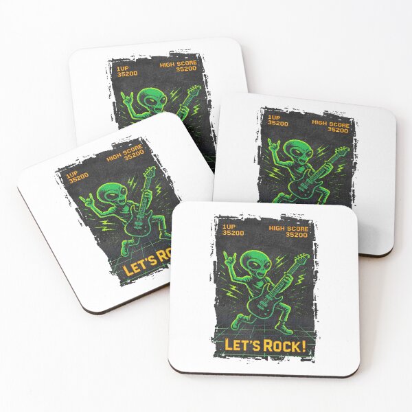 Item preview, Let’s Rock! High Score Alien designed and sold by EteeArt.