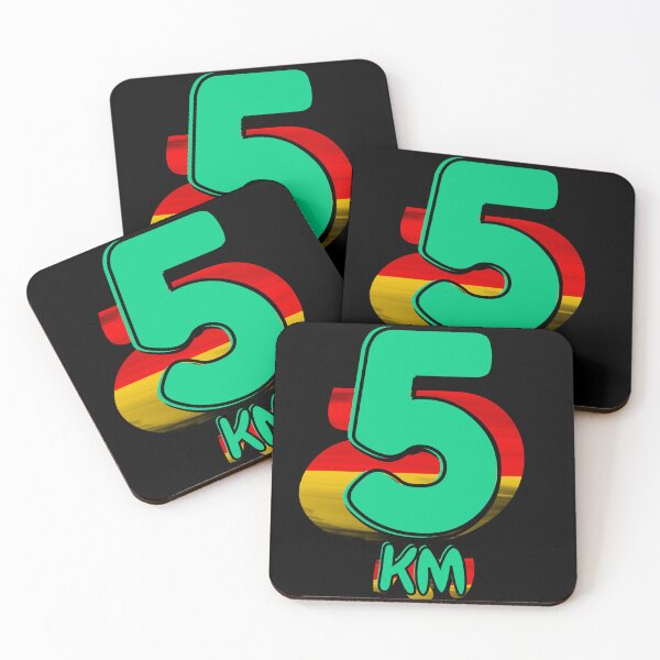 Item preview, 5KM Running Achievement - German - Emerald Green designed and sold by NineSevenFour.