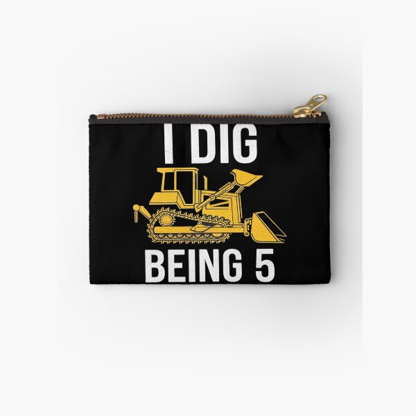 Item preview, 5th Birthday Construction Truck I Dig Being 5 Vehicle Bday  designed and sold by PowAcademy.