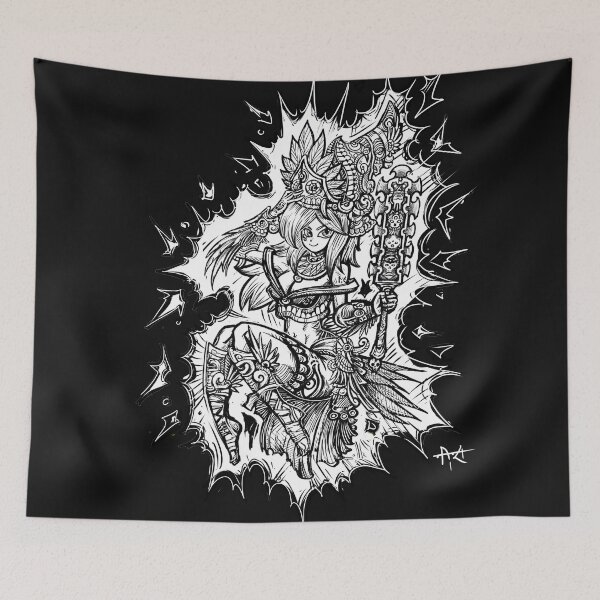 Item preview, Dark Magician Girl prehispanic version from mictlan manga designed and sold by UrielCalavera.