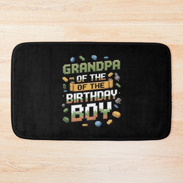 Item preview, Grandpa Of The Birthday Boy Video Gamer Pixel Birthday Party  designed and sold by MythWoot.