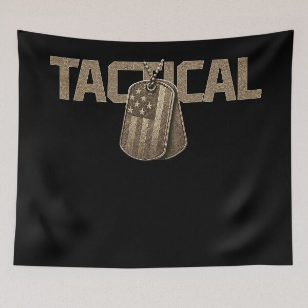 Item preview, TACTICAL Military Dog Tags Design designed and sold by Callsign 84.