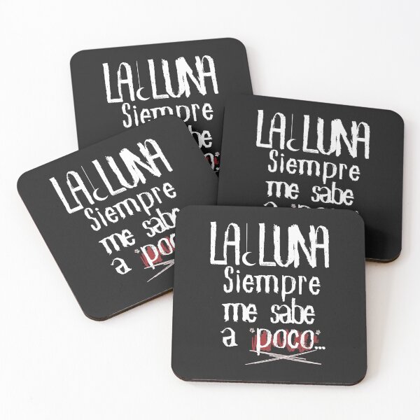 Item preview, Song in Spanish: The moon...is not enough for me. (Blanco) designed and sold by Rebeldía Pura.