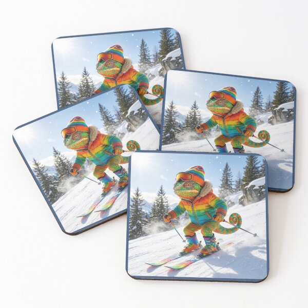 Item preview, Skiin' Chameleon designed and sold by Tridentulus.