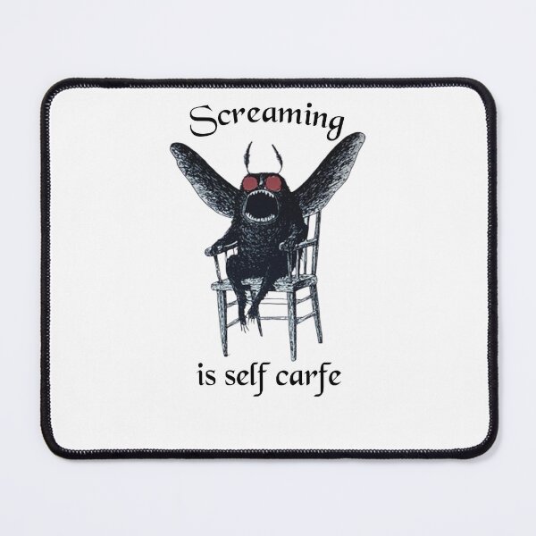 Item preview, Mothman Screaming T-Shirt: Funny Cryptid Legend Tee designed and sold by FanshopMA.
