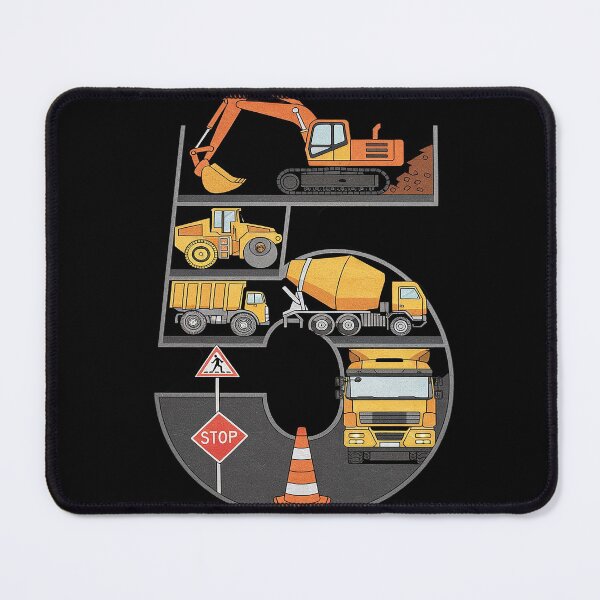 Item preview, 5th Birthday Excavator Digger Construction Truck 5 Year Old designed and sold by AquaKiev.