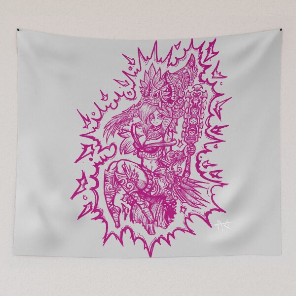 Item preview, Dark Magician Girl prehispanic version from mictlan purple designed and sold by UrielCalavera.