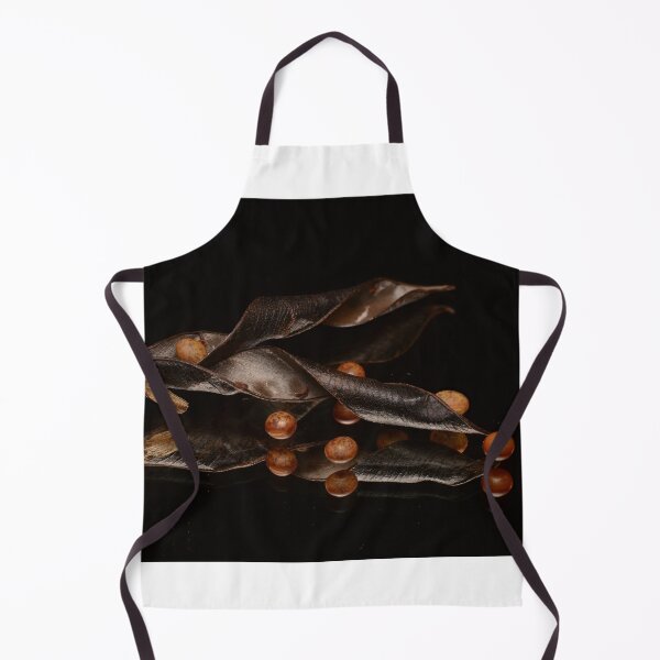 Item preview, Macro of Twisted Seed Pods with Brown Seeds and Reflection on Black Background designed and sold by Goiko7Margarita.