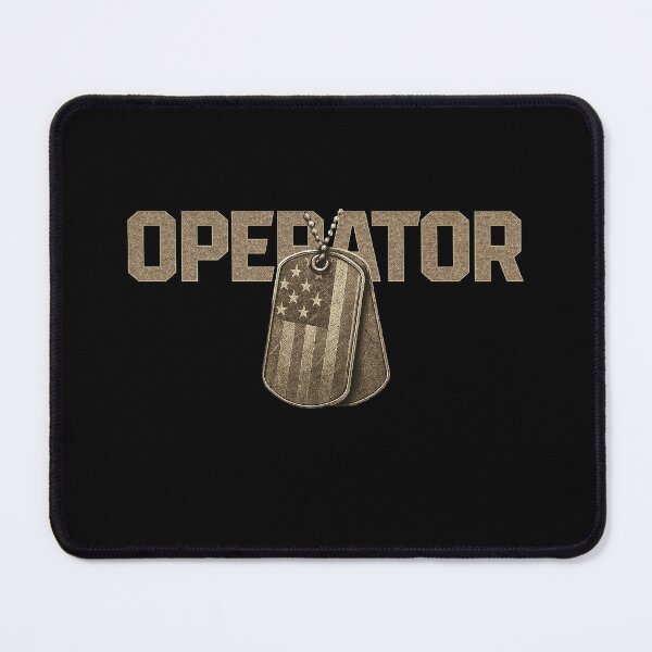 Item preview, OPERATOR Military Dog Tags Design designed and sold by Callsign 84.