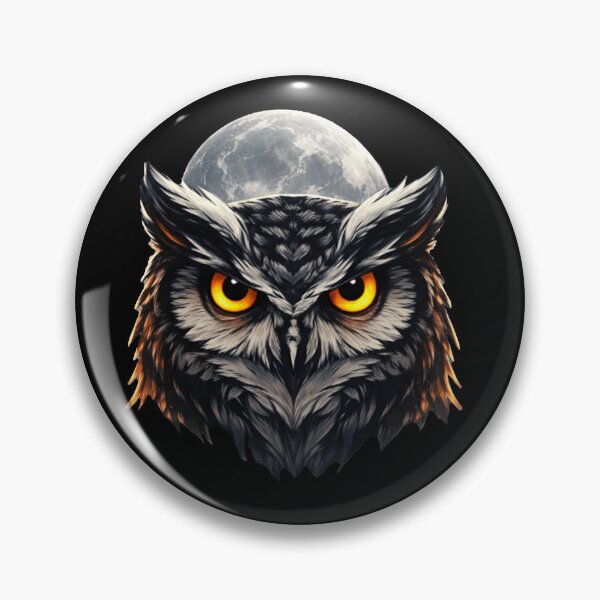 Item preview, A vector cinematic owl illustration – and artwork for intense night vision. designed and sold by Ach&Koor.