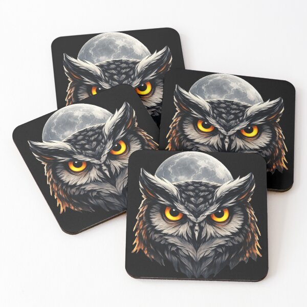 Item preview, A vector cinematic owl illustration – and artwork for intense night vision. designed and sold by Ach&Koor.