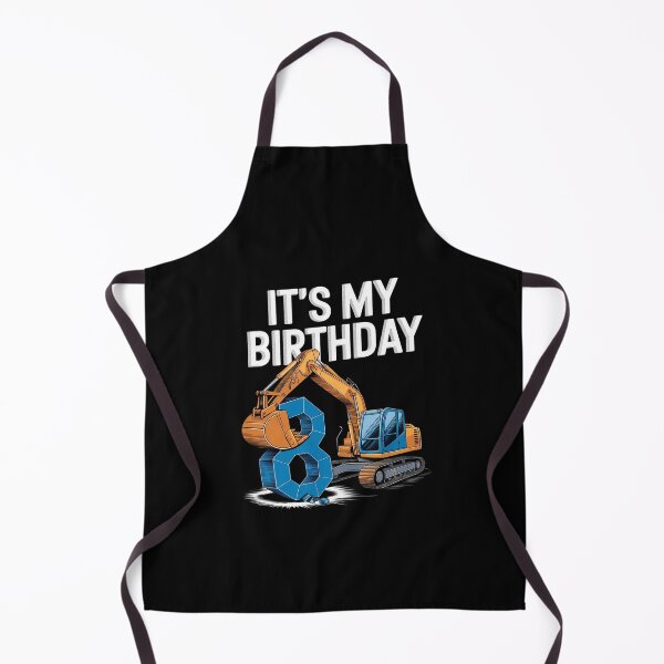 Item preview, 8 Year Old 8th Birthday Construction Excavator Boys Kids  designed and sold by PowAcademy.
