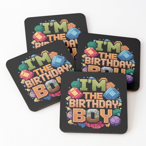 Item preview, I'm The Birthday Boy Party Video Gamer Pixel  designed and sold by CombatTask.