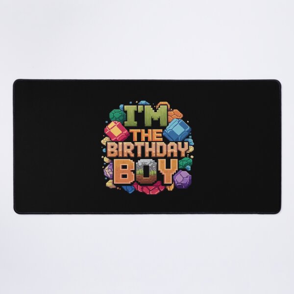 Item preview, I'm The Birthday Boy Party Video Gamer Pixel designed and sold by CombatTask.