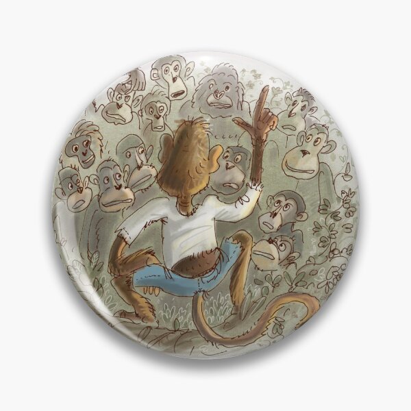 Item preview,  Monkeys - Dr. Dolittle illustration designed and sold by arturnowicki.