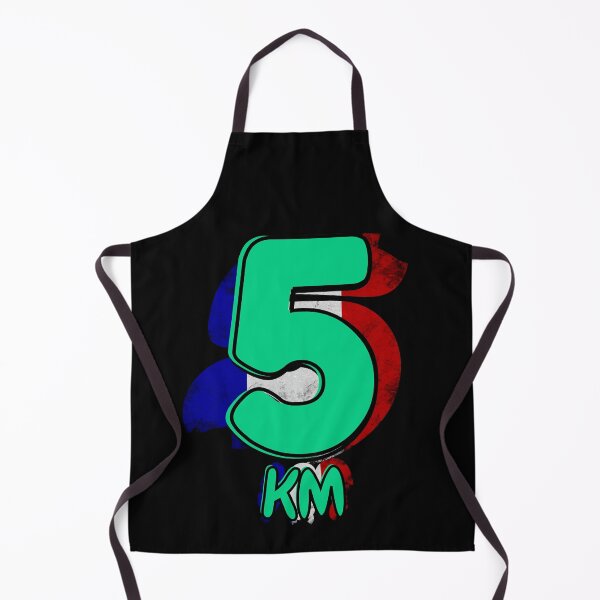 Item preview, 5KM Running Achievement - French - Emerald Green designed and sold by NineSevenFour.