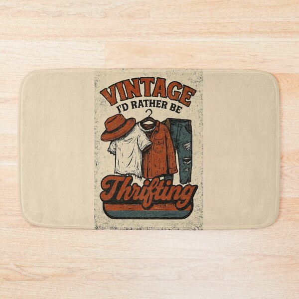 Item preview, Vintage I’d Rather Be Thrifting designed and sold by JI-PIXEL-PLACE.