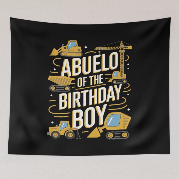 Item preview, Abuelo of the Birthday Boy Construction Worker Bday Party  designed and sold by AquaKiev.