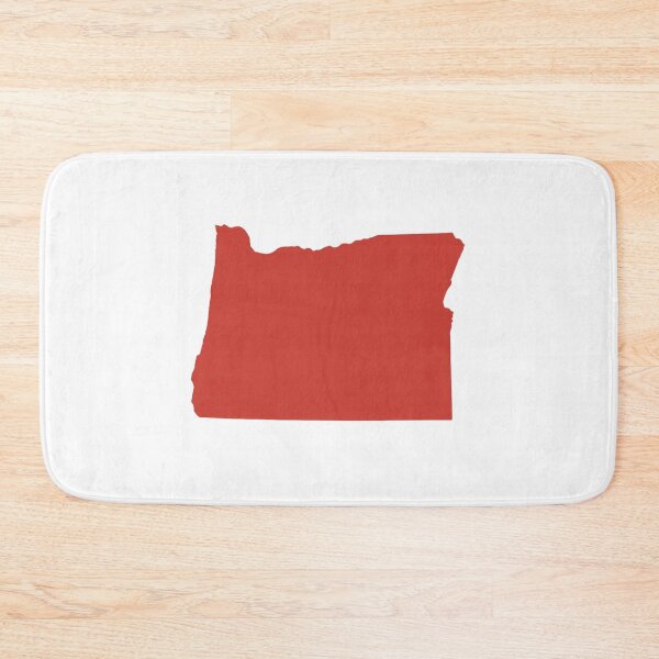 Item preview, oregon Map Silhouette – Minimal Maroon designed and sold by Paper Drip.