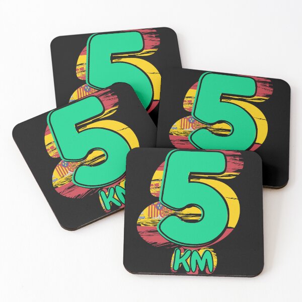 Item preview, 5KM Running Achievement - Spain - Emerald Green designed and sold by NineSevenFour.