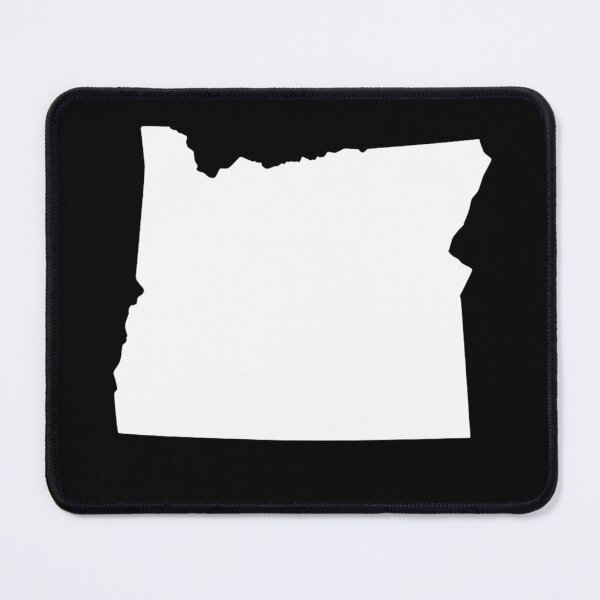 Item preview, oregon Map Silhouette – Minimal White designed and sold by Paper Drip.