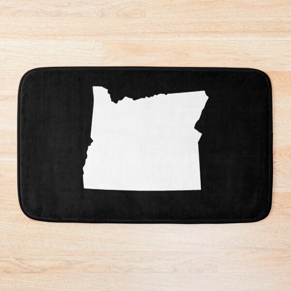 Item preview, oregon Map Silhouette – Minimal White designed and sold by Paper Drip.