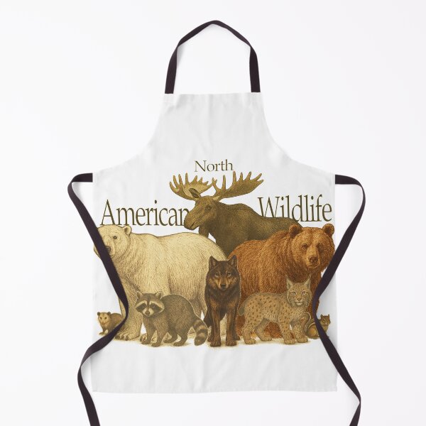 Item preview, North American Forest Animals Group Photo designed and sold by oldschoolthread.