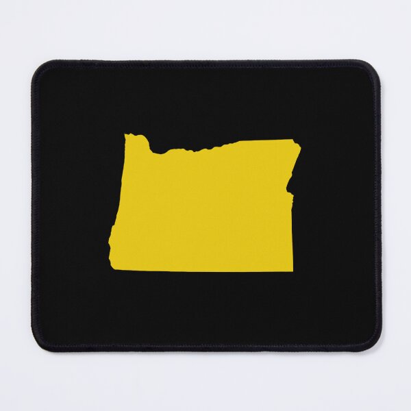 Item preview, oregon Map Silhouette – Minimal Yellow designed and sold by Paper Drip.