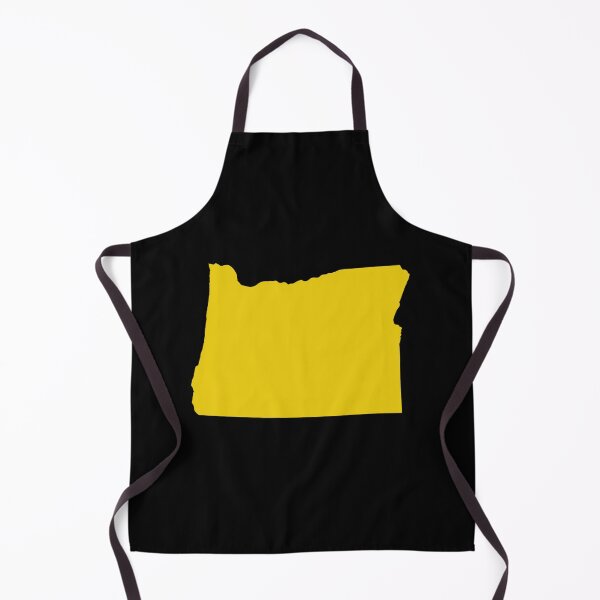 Item preview, oregon Map Silhouette – Minimal Yellow designed and sold by Paper Drip.
