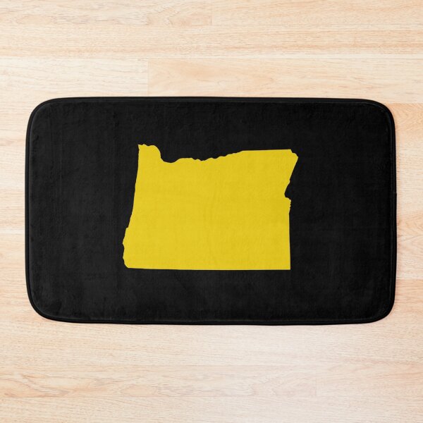 Item preview, oregon Map Silhouette – Minimal Yellow designed and sold by Paper Drip.