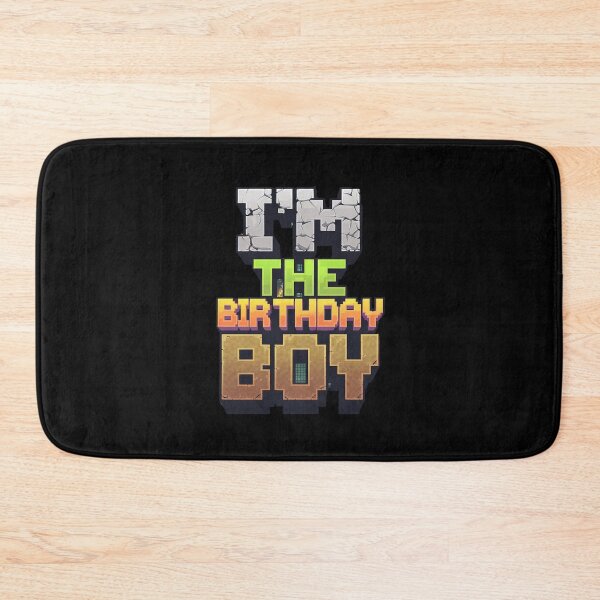 Item preview, I'm The Birthday Boy Video Game Pixel Number Gamer Black Boys Birthday  designed and sold by MythWoot.