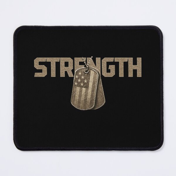 Item preview, STRENGTH Military Dog Tags Design designed and sold by Callsign 84.