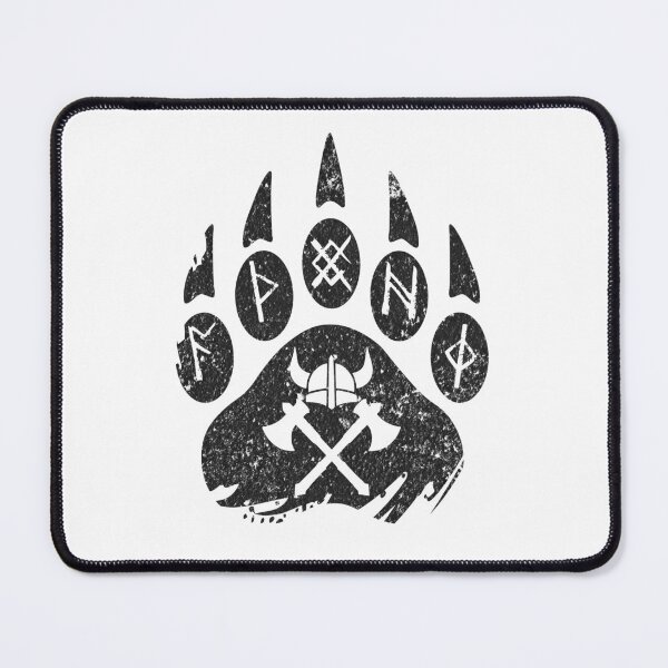 Item preview, Bear Paw with Viking Runes  designed and sold by Rich Summers Art.