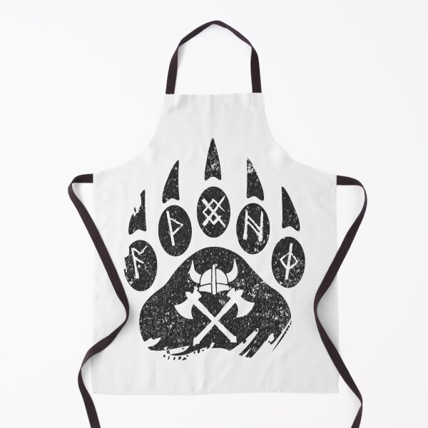 Item preview, Bear Paw with Viking Runes designed and sold by Rich Summers Art.