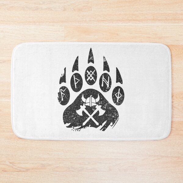 Item preview, Bear Paw with Viking Runes  designed and sold by Rich Summers Art.