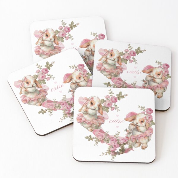 Item preview, cutie bunnies transparent designed and sold by ArtInPi.