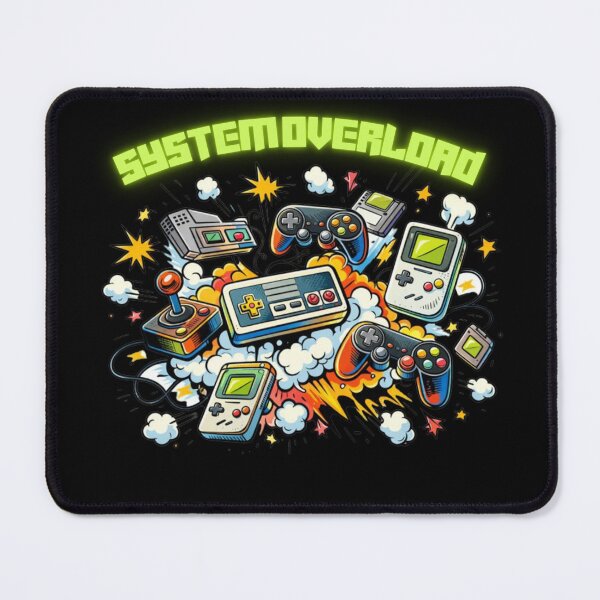 Item preview, System Overload - 90s Retro Gaming Cartoon Explosion designed and sold by JakubDesigns89.