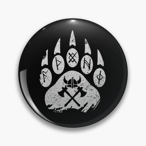 Item preview, Bear Paw with Viking Runes  designed and sold by Rich Summers Art.