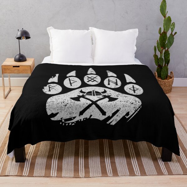Item preview, Bear Paw with Viking Runes designed and sold by Rich Summers Art.