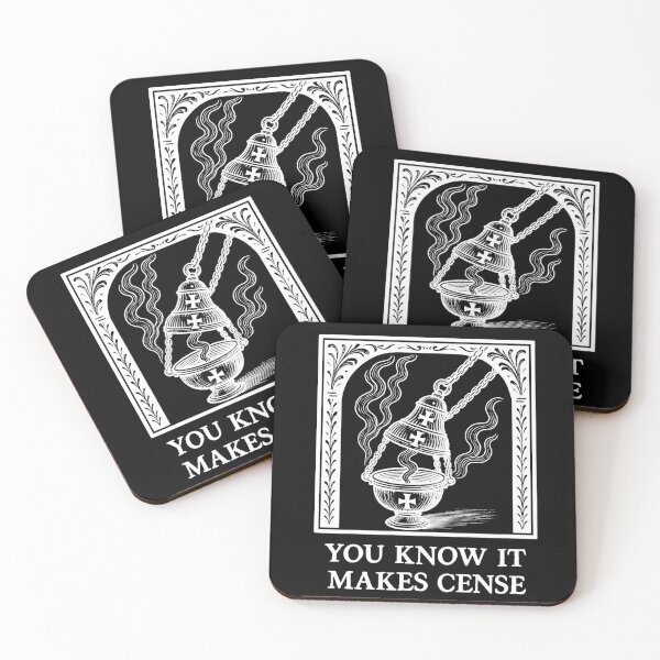Item preview, You Know it Makes Cense - White text designed and sold by AngloCatholicTs.