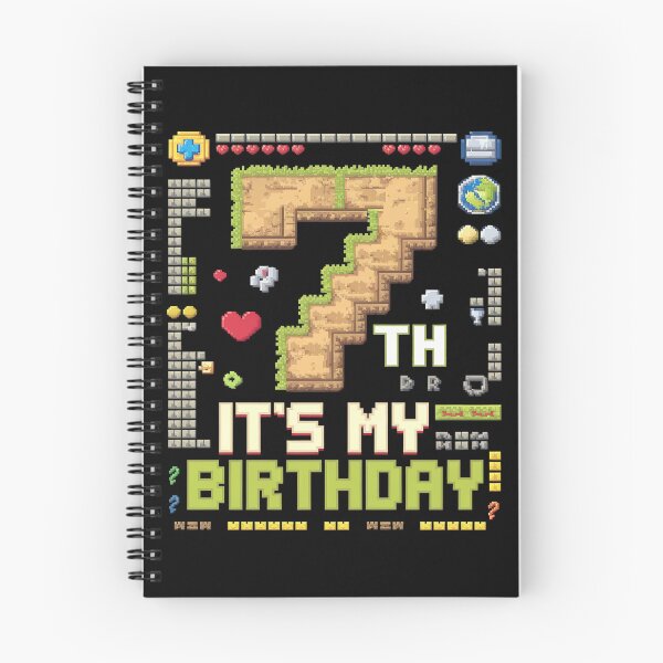 Item preview, It's My 7th Birthday Video Game Pixel Birthday Boy  designed and sold by MythWoot.