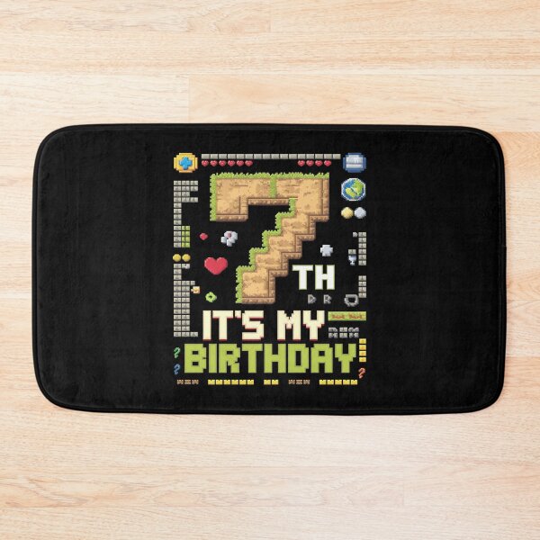Item preview, It's My 7th Birthday Video Game Pixel Birthday Boy  designed and sold by MythWoot.